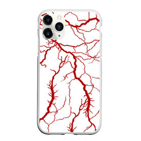 Чехол для iPhone 11 Pro Max матовый с принтом Сосуды , Силикон |  | абстрактные | алые | артерии | вены | ветки | волны | врач | гроза | доктор | красные | кровавый | кровь | линии | медик | медицинские | молния | мышцы | нити | паутина | полосы | сердце | сетка | сосуды