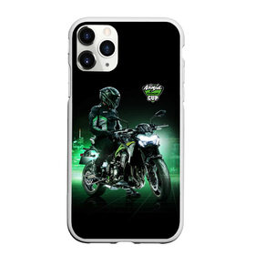 Чехол для iPhone 11 Pro Max матовый с принтом Kawasaki Ninja Cup , Силикон |  | Тематика изображения на принте: cup | helmet | japan | kawasaki | motorcycle | night | ninja | racer | гонщик | кубок | мотоцикл | ночь | шлем | япония