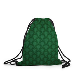 Рюкзак-мешок 3D с принтом Готические зелёные цветы , 100% полиэстер | плотность ткани — 200 г/м2, размер — 35 х 45 см; лямки — толстые шнурки, застежка на шнуровке, без карманов и подкладки | готика | зеленый | светлый | темный | цветы