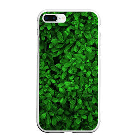 Чехол для iPhone 7Plus/8 Plus матовый с принтом Свежая трава , Силикон | Область печати: задняя сторона чехла, без боковых панелей | арт | зелёный | светлый | тёмный | четкий
