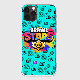 Чехол для iPhone 12 Pro Max с принтом Brawl Stars , Силикон |  | brawl stars | game | акварель | бравл старс | брызги | игра | краска | леон | персонажи | радуга | разводы | разноцветный
