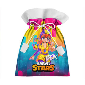 Подарочный 3D мешок с принтом Bea Brawl stars Беа anime , 100% полиэстер | Размер: 29*39 см | Тематика изображения на принте: bea | brawl | brawl stars | brawlstars | brawl_stars | jessie | беа | биа | бравл | бравлстарс | пчела | пчелка