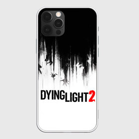 Чехол для iPhone 12 Pro Max с принтом Dying Light 2 , Силикон |  | Тематика изображения на принте: 2 | 2021 | dying light | light | logo | techland | игра | красный | кровь | лого | логотип