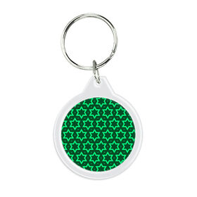 Брелок круглый с принтом Звезда Давида , пластик и полированная сталь | круглая форма, металлическое крепление в виде кольца | вертикальный рисунок | звезда | звезда давида | звёзды | звезды давида | зеленый | зеленый узор | светлый | тёмный | узор