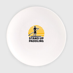 Тарелка с принтом Stand up paddling , фарфор | диаметр - 210 мм
диаметр для нанесения принта - 120 мм | serfing | sup serfing | sup серфинг | сап серфинг | серфинг