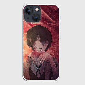 Чехол для iPhone 13 mini с принтом Dazai Osamu ,  |  | bungou stray dogs | dazai | dazai osamu | osamu | бродячие псы | великий | дазай | осаму