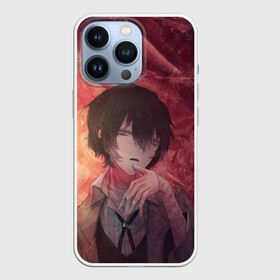 Чехол для iPhone 13 Pro с принтом Dazai Osamu ,  |  | Тематика изображения на принте: bungou stray dogs | dazai | dazai osamu | osamu | бродячие псы | великий | дазай | осаму