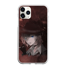 Чехол для iPhone 11 Pro матовый с принтом Чуя Накахара , Силикон |  | bungou stray dogs | chuuya | chuuya nakahara | nakahara | бродячие псы | великий | накахара | чуя | чуя накахара