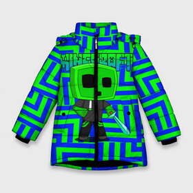 Зимняя куртка для девочек 3D с принтом Minecraft Creeper , ткань верха — 100% полиэстер; подклад — 100% полиэстер, утеплитель — 100% полиэстер. | длина ниже бедра, удлиненная спинка, воротник стойка и отстегивающийся капюшон. Есть боковые карманы с листочкой на кнопках, утяжки по низу изделия и внутренний карман на молнии. 

Предусмотрены светоотражающий принт на спинке, радужный светоотражающий элемент на пуллере молнии и на резинке для утяжки. | craft | creeper | game | mine | minecraft | pixel | roblox | блоки | грифер | игры | квадраты | компьютерная игра | крипер | маинкрафт | майн | майнкравт | майнкрафт | маркус перссон | пиксель | роблокс | шахта