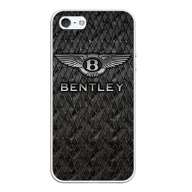 Чехол для iPhone 5/5S матовый с принтом Bentley , Силикон | Область печати: задняя сторона чехла, без боковых панелей | Тематика изображения на принте: bentayga | bentley flying spur | cayenne | continental gt | doug demuro | бентли | внедорожник | тайкан | тест драйв | турбо