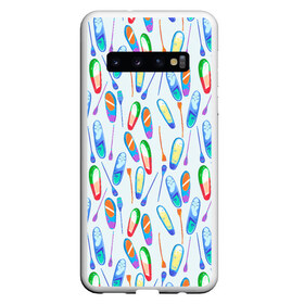 Чехол для Samsung Galaxy S10 с принтом доски для серфинга , Силикон | Область печати: задняя сторона чехла, без боковых панелей | serfing | sup boarding | sup serfing | sup серфинг | сап серфинг | серфинг