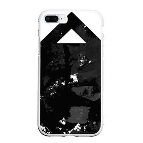 Чехол для iPhone 7Plus/8 Plus матовый с принтом Гранж-абстакция , Силикон | Область печати: задняя сторона чехла, без боковых панелей | абстракция | геометрия | гранж | грязь | черно белый