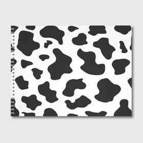 Альбом для рисования с принтом COW PRINT , 100% бумага
 | матовая бумага, плотность 200 мг. | animals | cow | cow print | корова | коровий принт