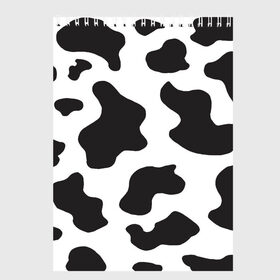 Скетчбук с принтом COW PRINT , 100% бумага
 | 48 листов, плотность листов — 100 г/м2, плотность картонной обложки — 250 г/м2. Листы скреплены сверху удобной пружинной спиралью | Тематика изображения на принте: animals | cow | cow print | корова | коровий принт
