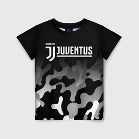 Детская футболка 3D с принтом JUVENTUS / ЮВЕНТУС , 100% гипоаллергенный полиэфир | прямой крой, круглый вырез горловины, длина до линии бедер, чуть спущенное плечо, ткань немного тянется | ball | club | dtynec | foot | football | italy | juventus | logo | ronaldo | sport | team | дибала | италия | клуб | лого | логотип | логотипы | огмутегы | роналдо | сборная | символ | символы | спорт | форма | футбол | футболист | футболисту | 