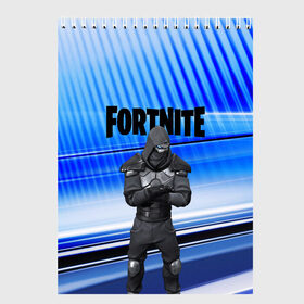 Скетчбук с принтом FORTNITE , 100% бумага
 | 48 листов, плотность листов — 100 г/м2, плотность картонной обложки — 250 г/м2. Листы скреплены сверху удобной пружинной спиралью | Тематика изображения на принте: 2019 | battle royale | chapter 2 | epic games | fortnite | game | season x | zombie | зомби | фортнайт