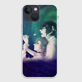 Чехол для iPhone 13 mini с принтом Дазай и Чуя ,  |  | bungou stray dogs | chuuya | chuuya nakahara | dazai | nakahara | osamu | бродячие псы
dazai osamu | великий | дазай | накахара | осаму | чуя | чуя накахара