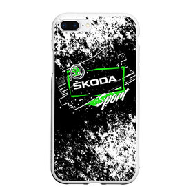 Чехол для iPhone 7Plus/8 Plus матовый с принтом SKODA SPORT , Силикон | Область печати: задняя сторона чехла, без боковых панелей | auto | autosport | avto | car | race | road | skoda | sport | street racing | авто | автоспорт | гонки | дорога | марка | машина | спорт | тачка | трасса | шкода