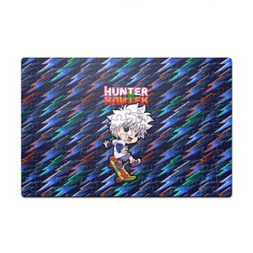 Пазл магнитный 126 элементов с принтом Киллуа Hunter x Hunter , полимерный материал с магнитным слоем | 126 деталей, размер изделия —  180*270 мм | anime | hunter | hunter x hunter | killua | zoldyck | аниме | зодиак | охотник | охотники