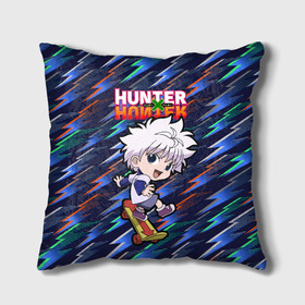 Подушка 3D с принтом Киллуа Hunter x Hunter , наволочка – 100% полиэстер, наполнитель – холлофайбер (легкий наполнитель, не вызывает аллергию). | состоит из подушки и наволочки. Наволочка на молнии, легко снимается для стирки | Тематика изображения на принте: anime | hunter | hunter x hunter | killua | zoldyck | аниме | зодиак | охотник | охотники