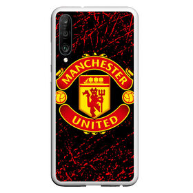 Чехол для Honor P30 с принтом MANCHESTER UNITED. , Силикон | Область печати: задняя сторона чехла, без боковых панелей | Тематика изображения на принте: fc | football | football club | manchester united | sport | английский профессиональный футбольный клуб | манчестер юнайтед | спорт | уефа | униформа | фирменные цвета | фк | футбол | футбольный клуб