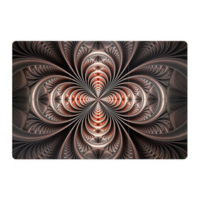 Магнитный плакат 3Х2 с принтом Зеркальная спираль , Полимерный материал с магнитным слоем | 6 деталей размером 9*9 см | зеркало | зеркальный рисунок | серебренный рисунок | серебро | спираль | туннель | цветок
