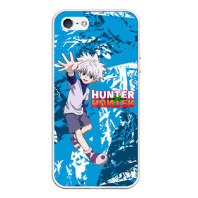 Чехол для iPhone 5/5S матовый с принтом Киллуа Hunter x Hunter , Силикон | Область печати: задняя сторона чехла, без боковых панелей | anime | hunter | hunter x hunter | killua | zoldyck | аниме | зодиак | охотник | охотники