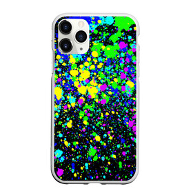 Чехол для iPhone 11 Pro матовый с принтом Неоновые краски лета , Силикон |  | neon | pattern | summer | акварель | арт | брызги | граффити | грязный | грязь | искусство | капли | кислотные | краска | лето | мазки | паттерн | пятна | пятнистый | радуга | радужный | разноцветный | текстура