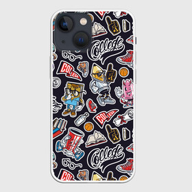Чехол для iPhone 13 mini с принтом Pop art ,  |  | painting | pop art | psy | style | арт | безумство | живопись | искусство | микс | поп