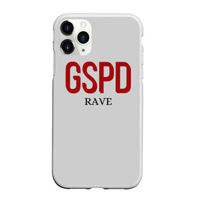 Чехол для iPhone 11 Pro Max матовый с принтом GSPD rave , Силикон |  | gspd | music | rave | гспд | гспд.