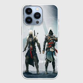 Чехол для iPhone 13 Pro с принтом ASSASSIN S CREED ,  |  | Тематика изображения на принте: black flag | brotherhood | chronicles | creed | game | origins | revelations | rogue | syndicate | unity | valhalla | альтаир | ассасин | игры | кинжал | пираты