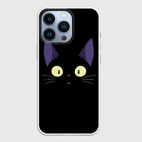 Чехол для iPhone 13 Pro с принтом Дзи Дзи ,  |  | cat | delivery | ji | jiji | kikis | service | totoro | ведьмина | дзи | дзидзи | доставки | кики | кот | котенок | котик | кэт | миядзаки | служба | тоторо | хаяо | черный