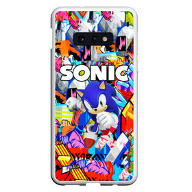 Чехол для Samsung S10E с принтом SONIC СОНИК , Силикон | Область печати: задняя сторона чехла, без боковых панелей | hedgehog | metal sonic | silver | silver the hedgehog | sonic | sonic boom | sonic the hedgehog | ёж сонник | игры | соник | фильмы