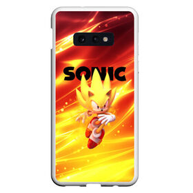 Чехол для Samsung S10E с принтом SONIC СОНИК , Силикон | Область печати: задняя сторона чехла, без боковых панелей | hedgehog | metal sonic | silver | silver the hedgehog | sonic | sonic boom | sonic the hedgehog | ёж сонник | игры | соник | фильмы