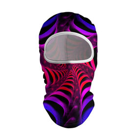 Балаклава 3D с принтом Спираль , 100% полиэстер, ткань с особыми свойствами — Activecool | плотность 150–180 г/м2; хорошо тянется, но при этом сохраняет форму. Закрывает шею, вокруг отверстия для глаз кайма. Единый размер | красный | розовый | синий | спираль | тёмный | туннель | фиолетовый | черный