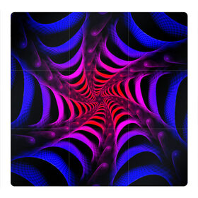 Магнитный плакат 3Х3 с принтом Спираль , Полимерный материал с магнитным слоем | 9 деталей размером 9*9 см | красный | розовый | синий | спираль | тёмный | туннель | фиолетовый | черный