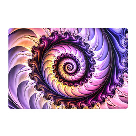 Магнитный плакат 3Х2 с принтом Спираль улитки , Полимерный материал с магнитным слоем | 6 деталей размером 9*9 см | волна | волны | желтый | раковина улитки | розовый | синий | спираль | улитка | фиолетовый