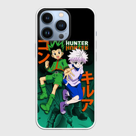 Чехол для iPhone 13 Pro с принтом Хантер лого иероглифы ,  |  | anime | hunter x hunter | аниме | гон фрикс | манга | охотник х охотник | хантер хантер | хантеры