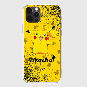 Чехол для iPhone 12 Pro Max с принтом ПИКАЧУ PIKACHU , Силикон |  | anime | manga | pikachu | pokemon | pokemons | аниме | детектив | кино | манга | мультфилтфильм | муьлт | пикачу | покемон | покемоны | фильм