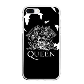 Чехол для iPhone 7Plus/8 Plus матовый с принтом Queen , Силикон | Область печати: задняя сторона чехла, без боковых панелей | bohemian | brian | freddie | john | mercury | must go on | queen | rhapsody | roger | taylor | the miracle | the show | богемская | рапсодия | роджер тейлор | фредди меркьюри