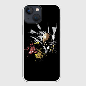 Чехол для iPhone 13 mini с принтом Saitama ,  |  | genos | man | men | one | onepunch | onepunchman | punch | saitama | ванпачмен | вапач | генас | генос | герой | сайтама | супергерой | уанпачмен