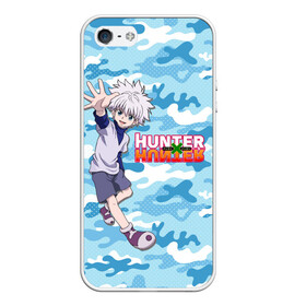 Чехол для iPhone 5/5S матовый с принтом Киллуа Hunter x Hunter , Силикон | Область печати: задняя сторона чехла, без боковых панелей | anime | hunter | hunter x hunter | killua | zoldyck | аниме | зодиак | охотник | охотники