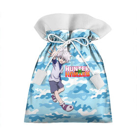 Подарочный 3D мешок с принтом Киллуа Hunter x Hunter , 100% полиэстер | Размер: 29*39 см | Тематика изображения на принте: anime | hunter | hunter x hunter | killua | zoldyck | аниме | зодиак | охотник | охотники