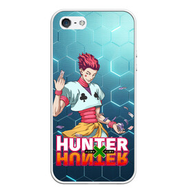 Чехол для iPhone 5/5S матовый с принтом Хисока Hunter x Hunter , Силикон | Область печати: задняя сторона чехла, без боковых панелей | anime | hunter | hunter x hunter | zoldyck | аниме | зодиак | охотник | охотники | хисока