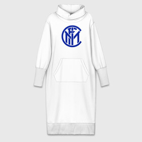 Платье удлиненное хлопок с принтом ИНТЕР ,  |  | fc | football | futbal | inert | internzionale | интер | интернационале | италия | клуб | лого | логотип | милан | фк | форма | формы | футбол | футбольный