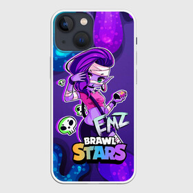 Чехол для iPhone 13 mini с принтом Emz Brawl stars ЭМЗ ,  |  | brawl | brawl stars | brawlstars | brawl_stars | emz | jessie | амз | бравл | бравлстарс | эма | эмз