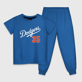 Детская пижама хлопок с принтом Los Angeles Dodgers , 100% хлопок |  брюки и футболка прямого кроя, без карманов, на брюках мягкая резинка на поясе и по низу штанин
 | Тематика изображения на принте: baseball | los angeles | sport.лос анджелес | team | usa | бейсбол | спорт | сша