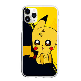 Чехол для iPhone 11 Pro матовый с принтом Пикачу Pikachu , Силикон |  | anime | baby | cartoon | cute | kawaii | pika pika | pokemon | аниме | анимешникам | глаза | детям | зайчик | зверек | кавайный | кот | котенок | кролик | малыш | милый | мордочка | мультфильмы | няшный | пика пика | пикачу