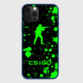 Чехол для iPhone 12 Pro с принтом CS:GO logo , силикон | область печати: задняя сторона чехла, без боковых панелей | american | counter strike | cs go | автомат | америка | армия | бой | брызги | война | детям | игра | капли | кислотный | контр страйк | краска | логотипы игр | мальчикам | монстр | неоновый | оружие | пацанские | пятна