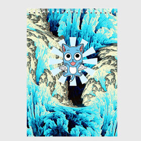 Скетчбук с принтом Fairy Tail , 100% бумага
 | 48 листов, плотность листов — 100 г/м2, плотность картонной обложки — 250 г/м2. Листы скреплены сверху удобной пружинной спиралью | anime | fairy tail | happy | manga | natsu | аниме | манга | нацу | фейри тейл | хвост феи | хеппи | хэппи